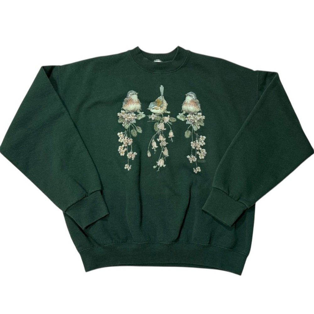 Vintage 1990s Fruit of the Loom Screen Stars‎ Bird Jumper - Large